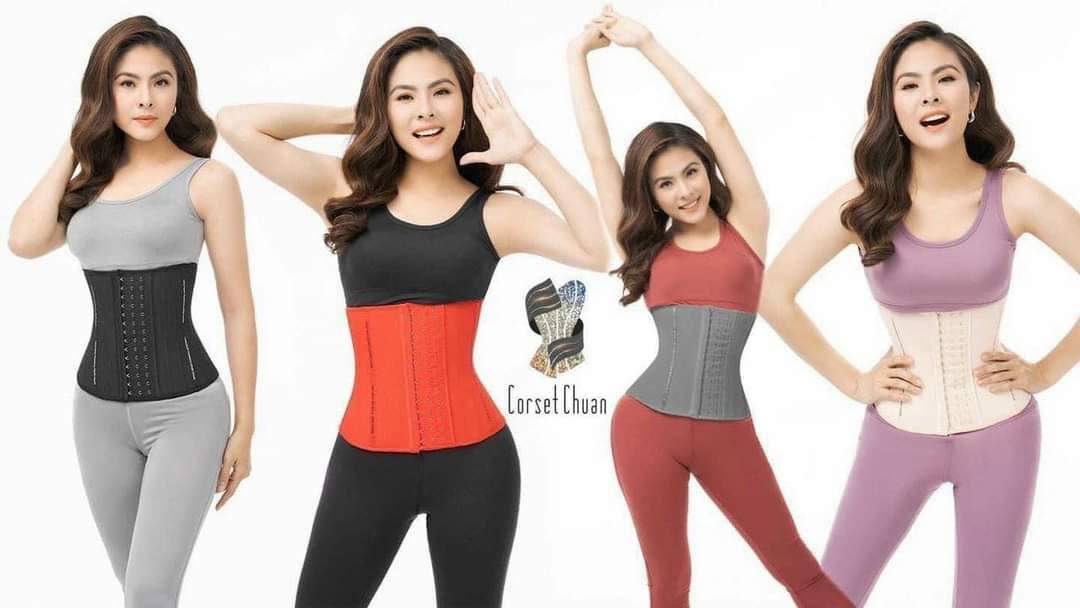 [HCM]Nịt bụng 25 xương hy lạp (GEN / ĐAI NỊT BỤNG) LATEX CORSET DÒNG LUXURY CAO CẤP HY LẠP chuẩn châu âu BAO HÀNG CHÍNH HÃNG 3 màu đen xám da. Sản phẩm được làm từ 100% cao su nguyên chất giúp đốt cháy mô mỡ dưới da.