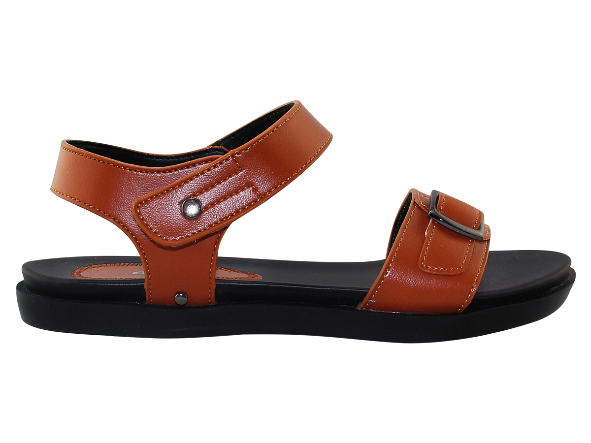 SANDAL ĐẾ BẰNG NỮ Bita's SYN.261 ( Đen + Kem + Vàng bò)