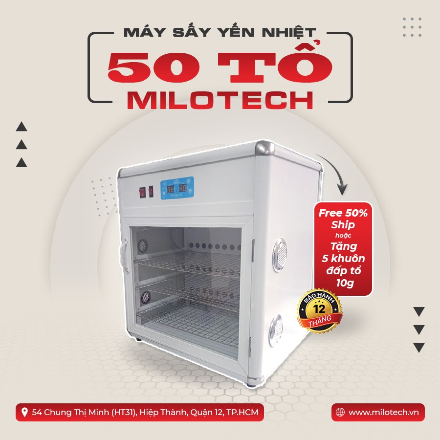 Máy sấy tổ yến 50 tổ