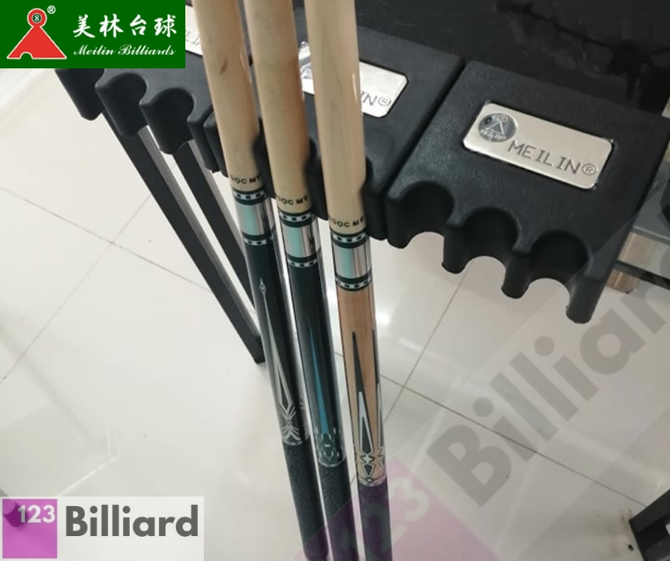 [HCM][SIÊU THỊ BIDA] Giá để cơ Meilin cao su để được 03 cơ