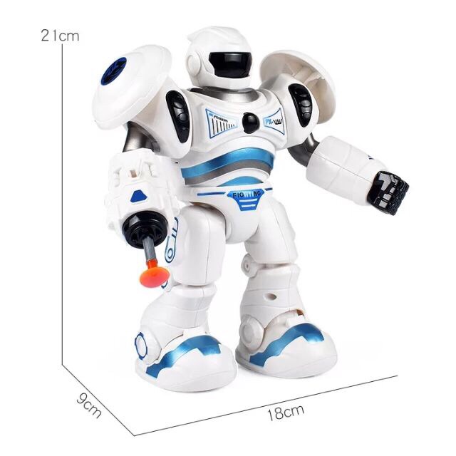 Đồ chơi Robot chạy pin bắn tên dính