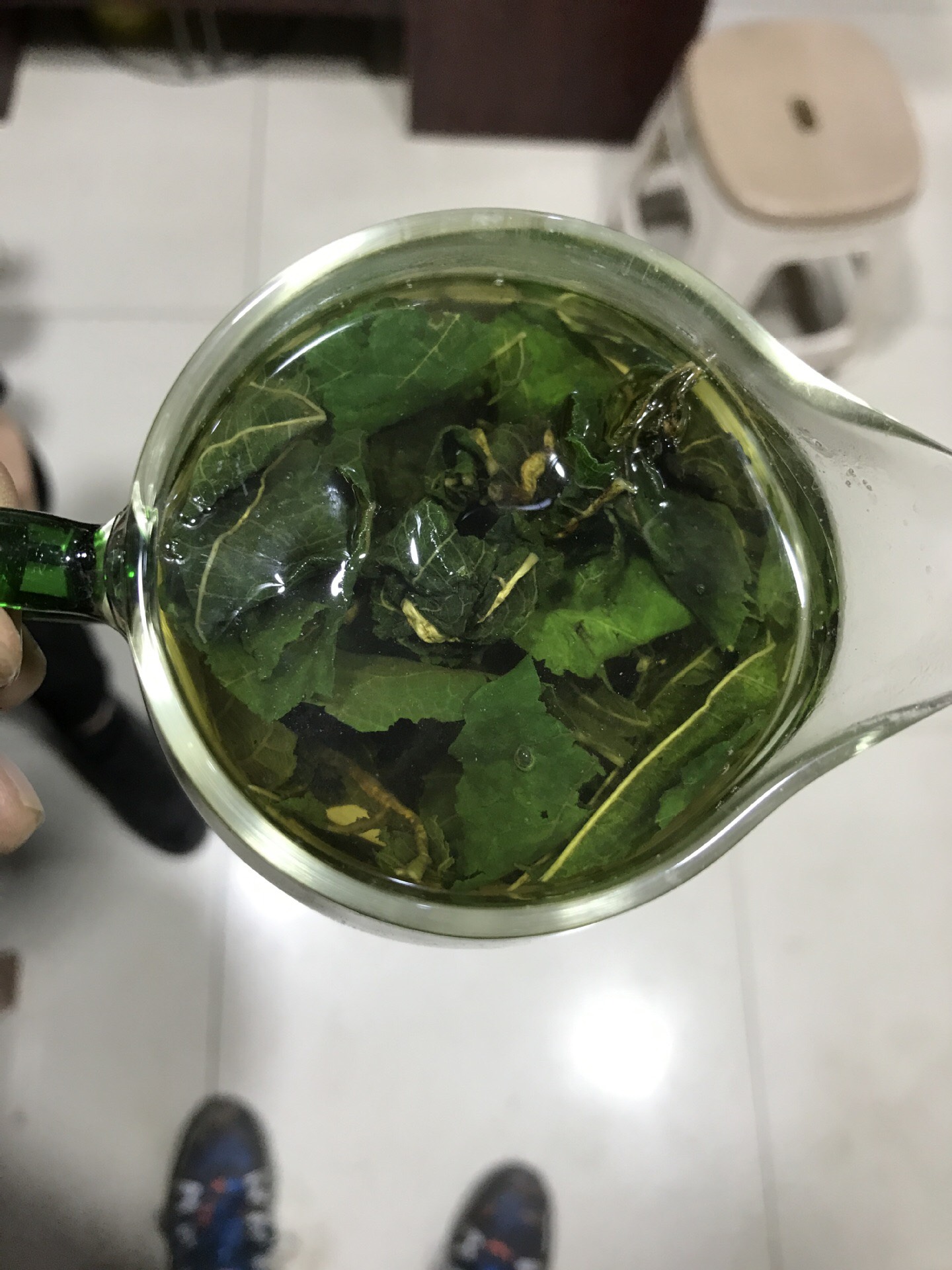 Trà lá dâu tằm vo viên túi 100g