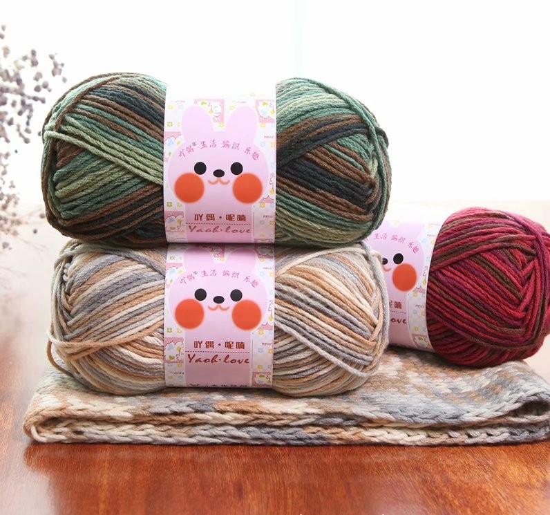 Len Yaoh Wool Loang-100g (đan mũ, đan khăn, đan áo)