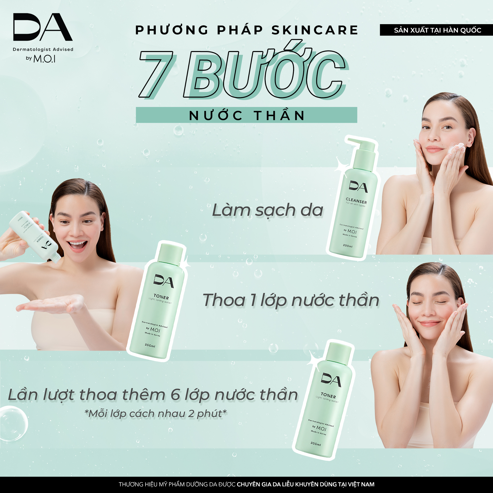Sữa rửa mặt minisize DA by MOI 15ml