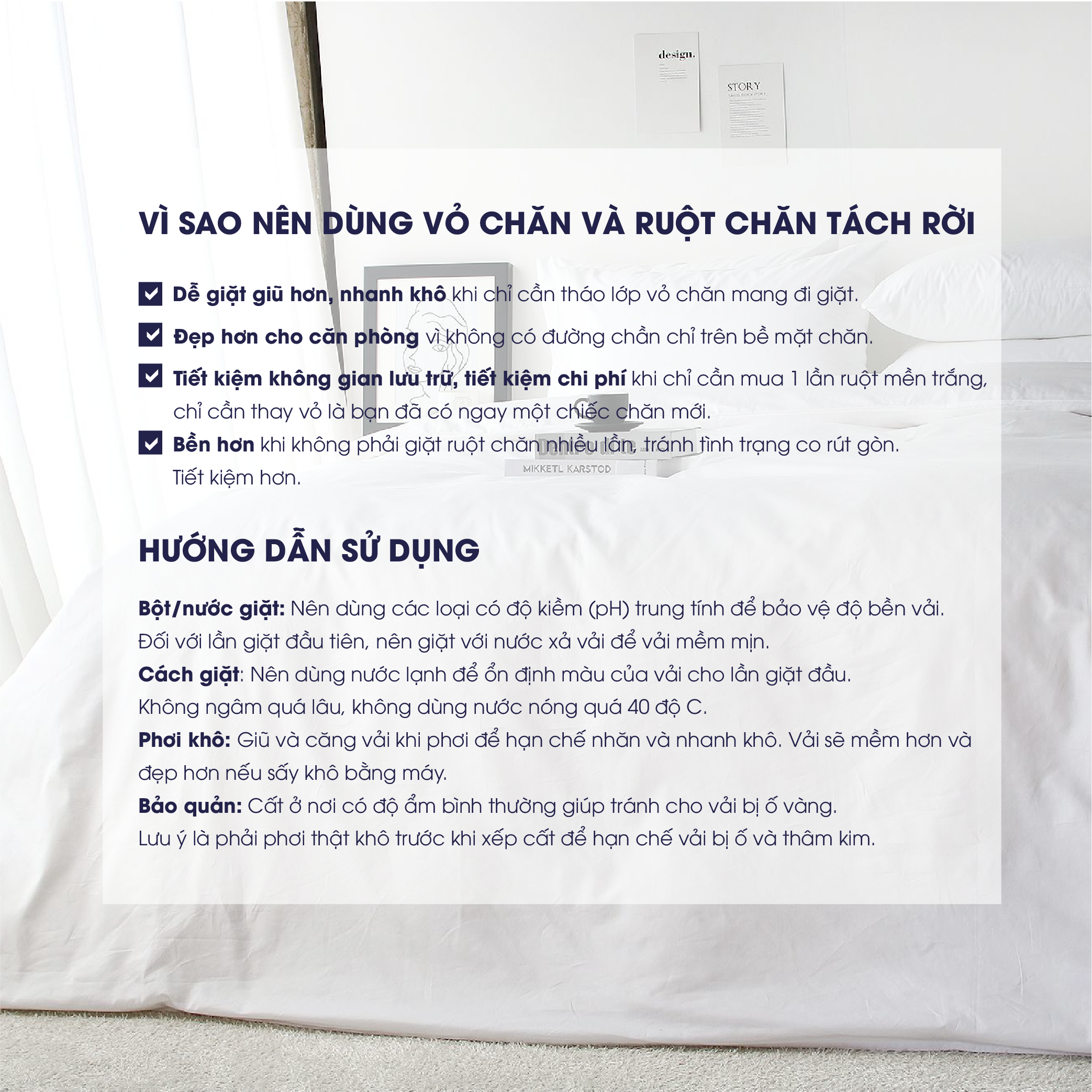 Changmi Bedding Premium Silk Cotton Bedding Set, Super Soft and Cool (4 Pieces)