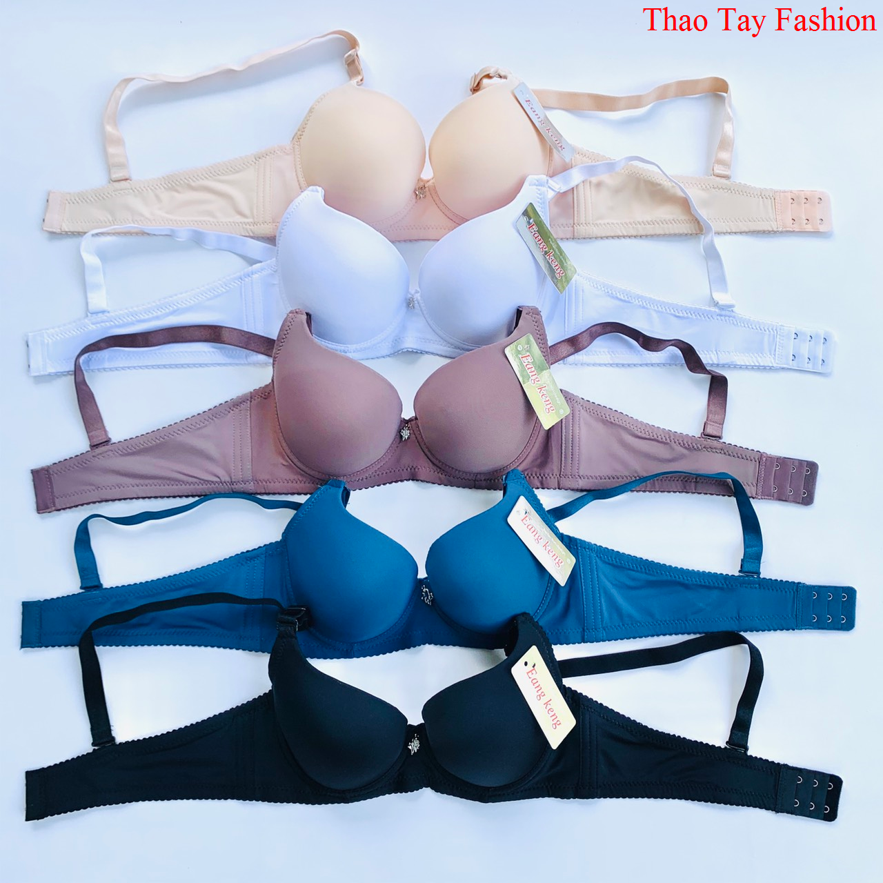 Áo lót Eang Keng có gọng. nâng ngực, trơn, ôm