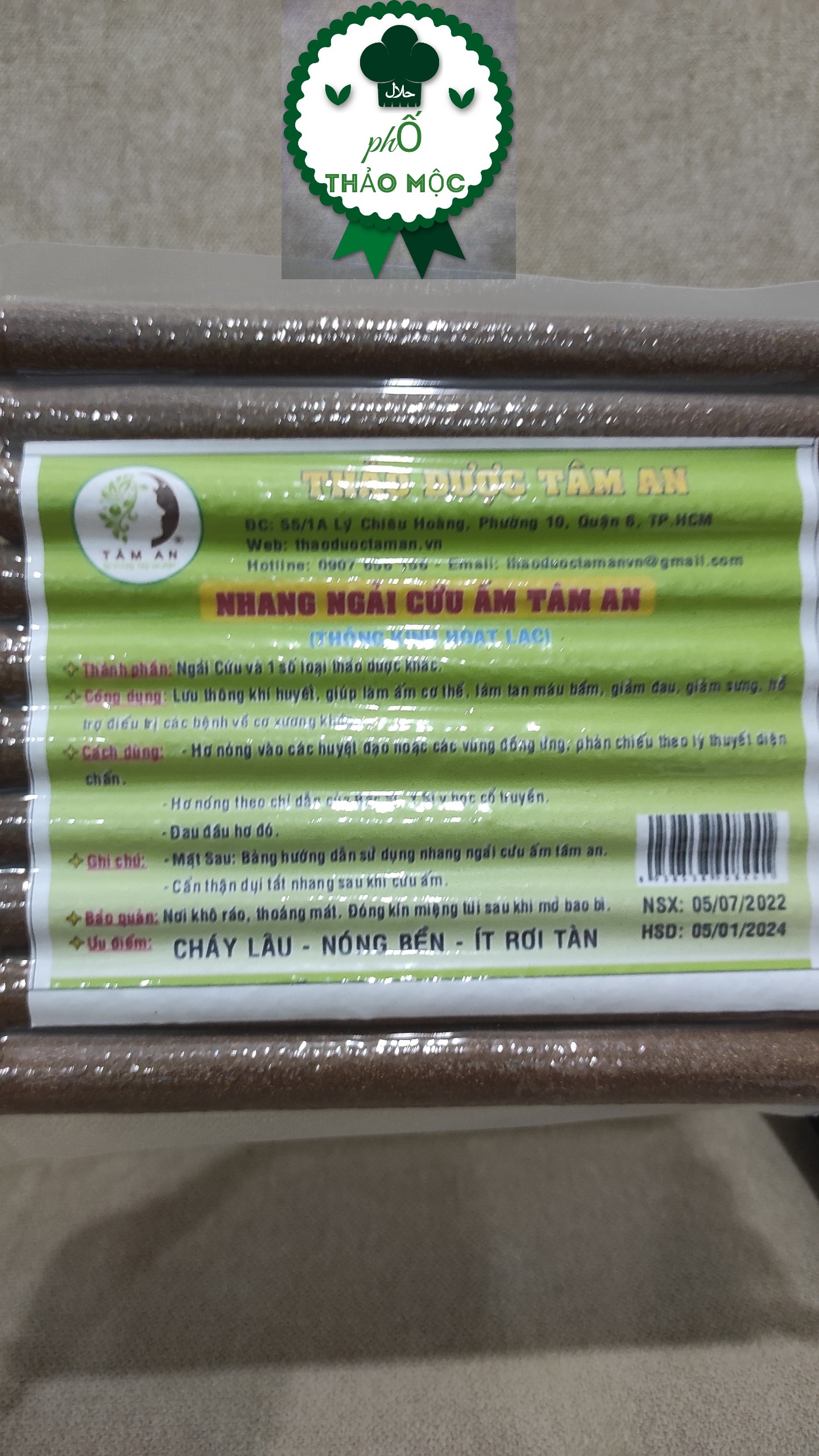 Nhang ngãi cứu tuệ hải đường 10 cây