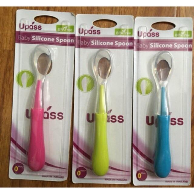 Thìa ăn dặm Silicone Siêu mềm Upass