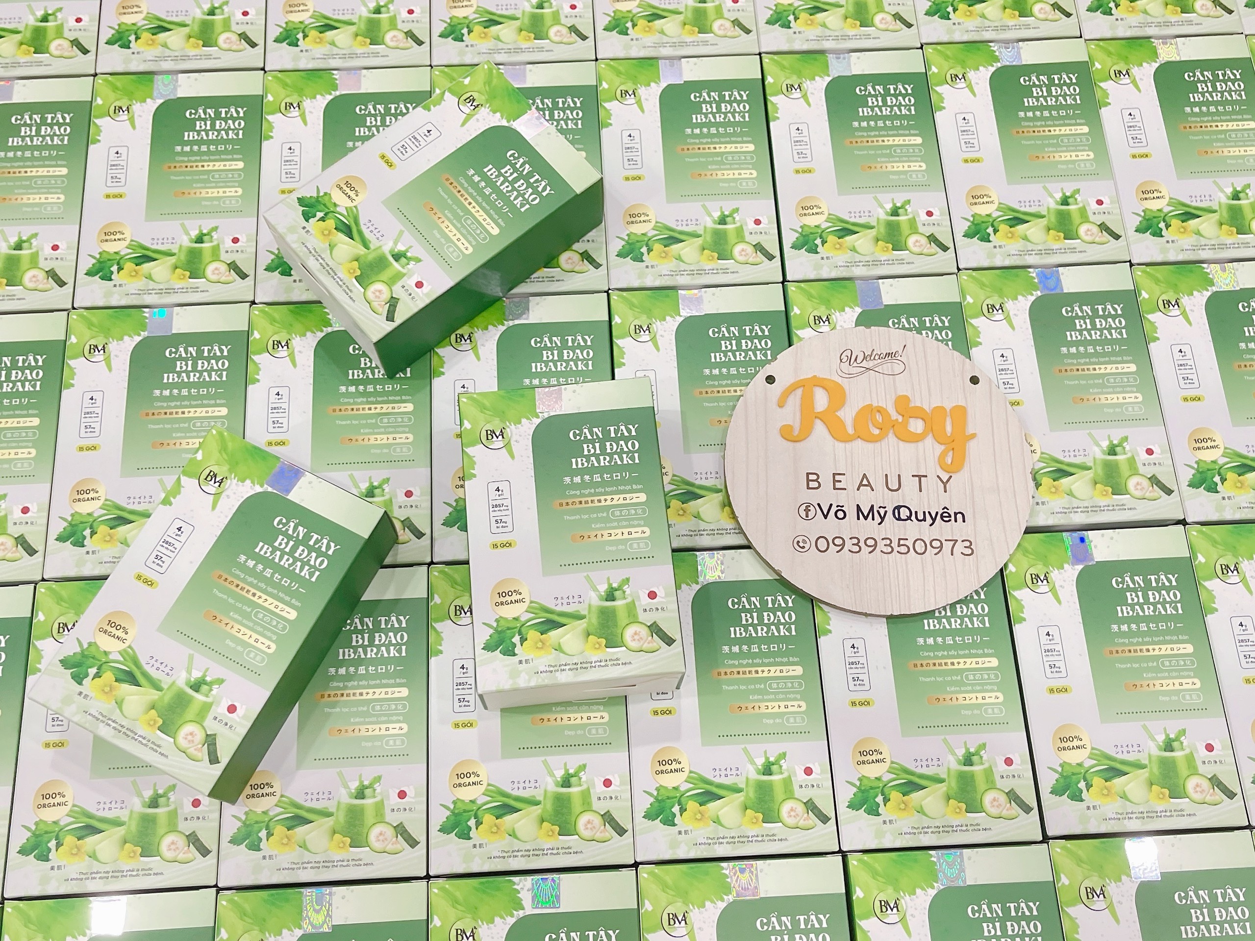 (Chính hãng) CẦN TÂY BÍ ĐAO 𝗜𝗕𝗔𝗥𝗔𝗞𝗜 HỘP 15 GÓI.