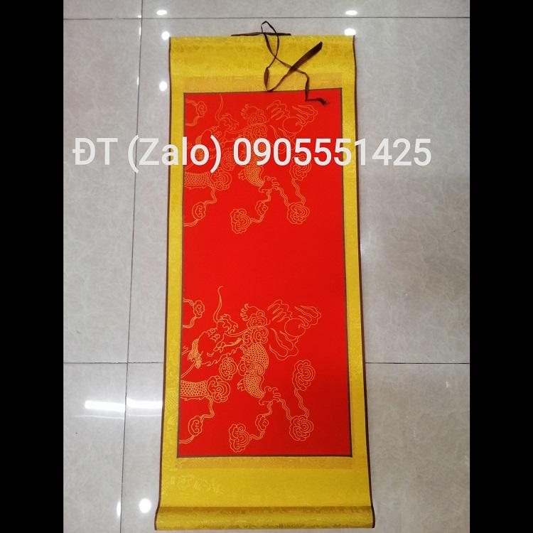 Bộ 5 tấm biểu lụa viết thư pháp. Giấy bút mực viết thư pháp. Mành tre, biểu lụa thư pháp.