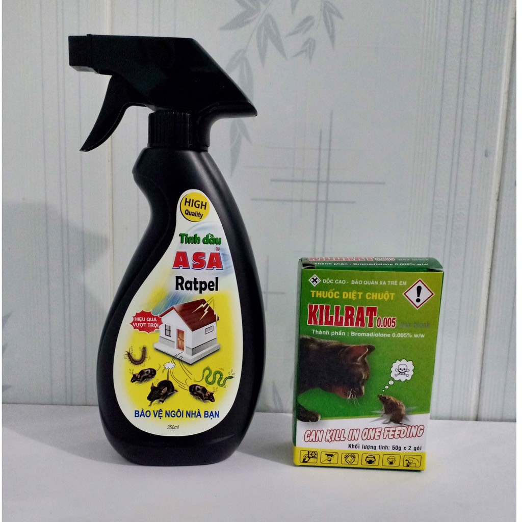 XỊT XUA ĐUỔI CHUỘT ASA RATPELL 350ML (XUA ĐUỔI CHUỘT , RẮN ,RẾT CỰC HIỂU QUẢ)