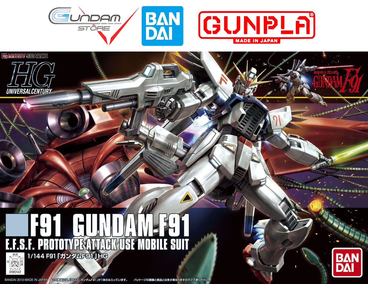 Mô Hình Gundam HG F91 Bandai 1/144 HGUC UC Đồ Chơi Lắp Ráp Anime Nhật