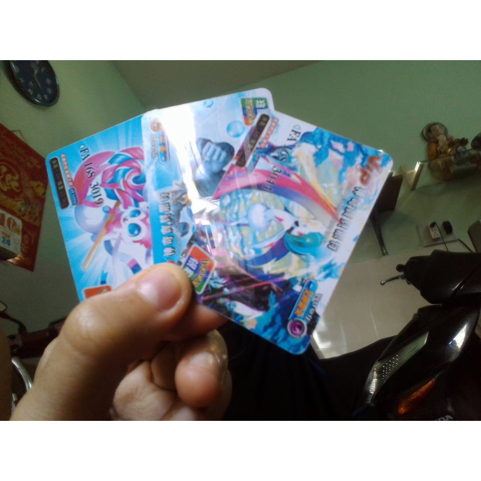 [HCM]Vỉ thẻ cứng Pokemon VIP