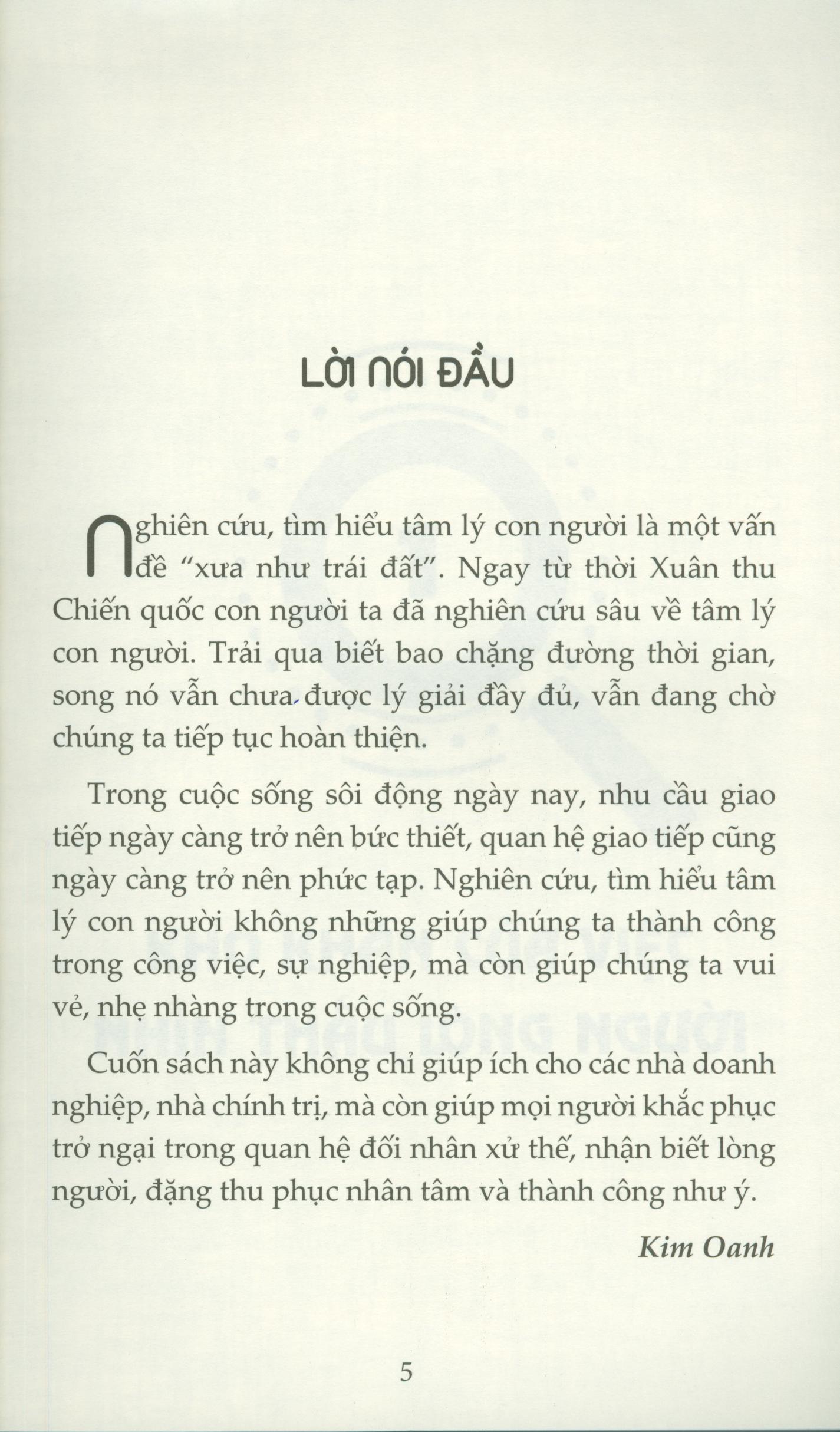 Nhìn Thấu Lòng Người