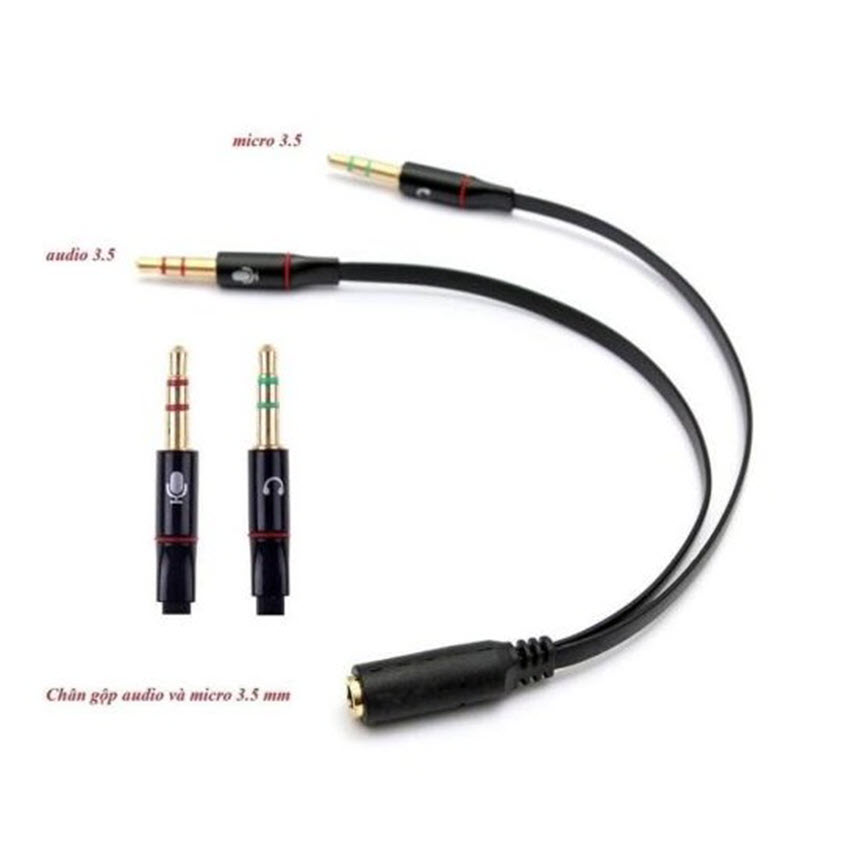 jack gộp audio và micro 3.5 mm