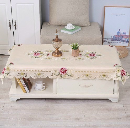 Khăn Trải Bàn Vải Thêu 60x1m2