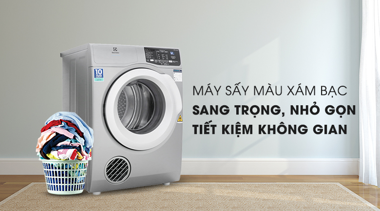 [TRẢ GÓP 0%] Máy Sấy 8Kg Electrolux EDV805JQSA (Giá áp dụng giao tại HN, HCM& các tỉnh liên hệ shop)