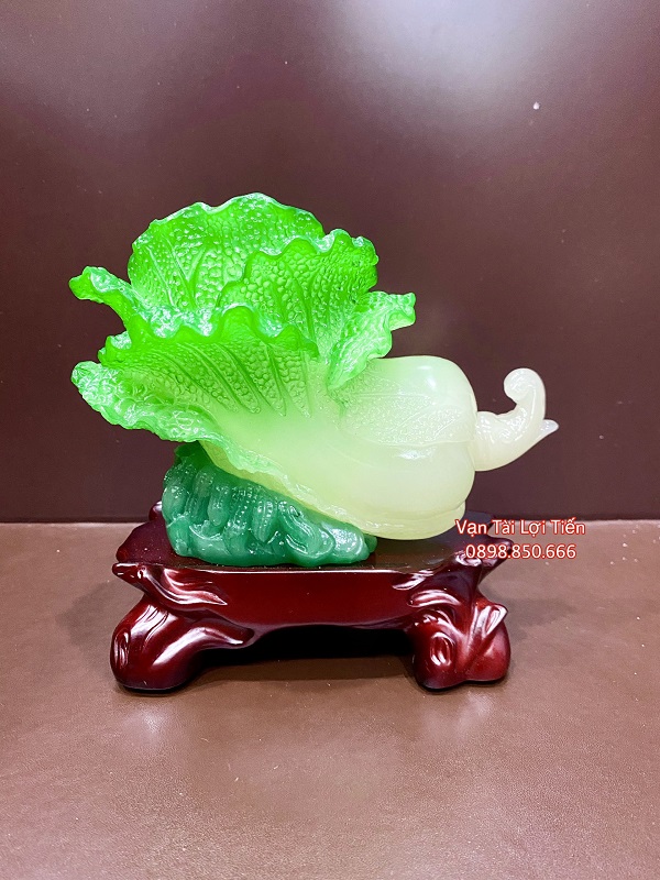 Tượng bắp cải phong thủy chiêu tài phát lộc