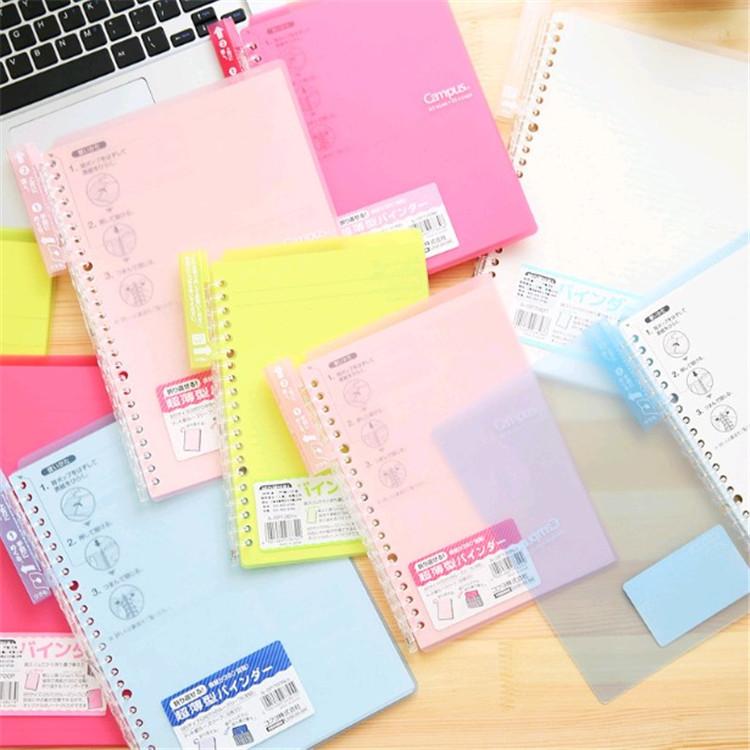 Bìa sổ Campus Smart Ring Binder A5/B5 ( Kèm sẵn 10 tờ Campus) - còng tối đa 25 tờ