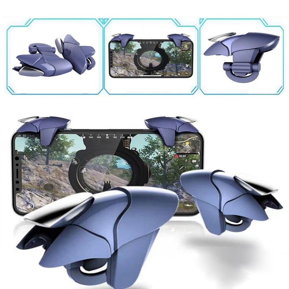Nút bắn Pubg Blue Shark Phụ kiện chơi Game mobile trigger