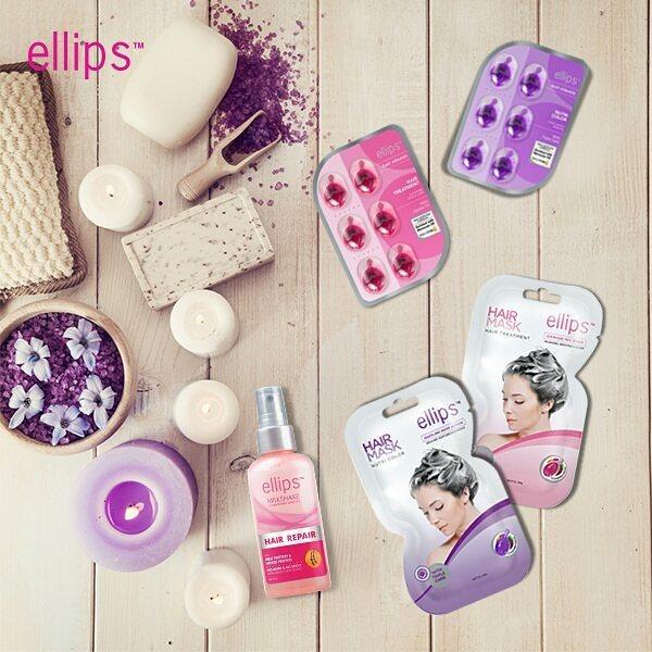 Ellips ủ tóc 20G Tóc nhuộm (Ellips hair mask 20G Nutri color)