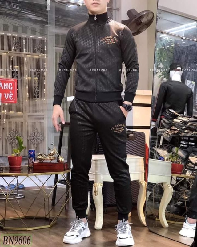 Nơi bán Bộ Thể thao nam - Bộ Nỉ Thu Đông Nam Chất Liêu Nỉ Dày Dặn Co dãn - Hàng Full Size - BD63 - Bumfashion