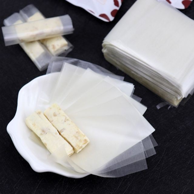 [Hàng Có Sẵn] Giấy Gạo 500 Cái 5x7cm Dùng Để Gói Kẹo