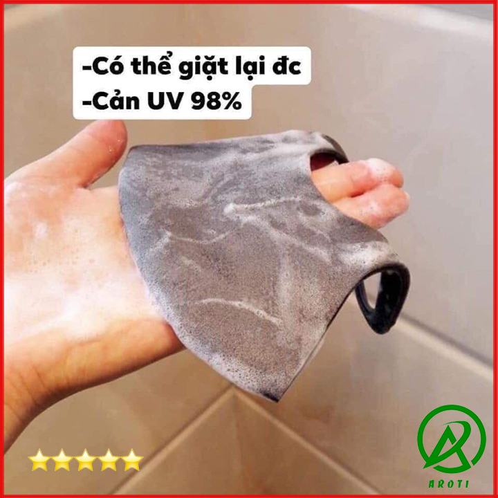 Khẩu trang vải su 3D ôm khít mặt kháng khuẩn