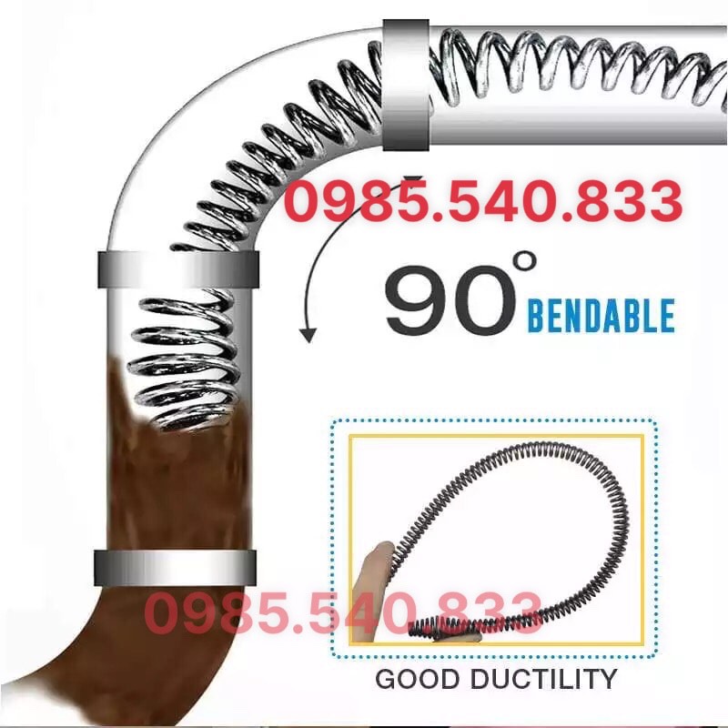 Dây thông tắc cống dài 21M ( phi 16 )