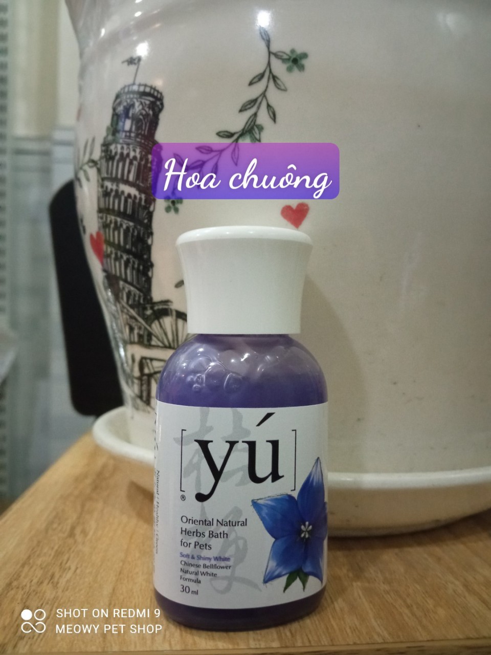 Sữa tắm Yu chó mèo 30ML