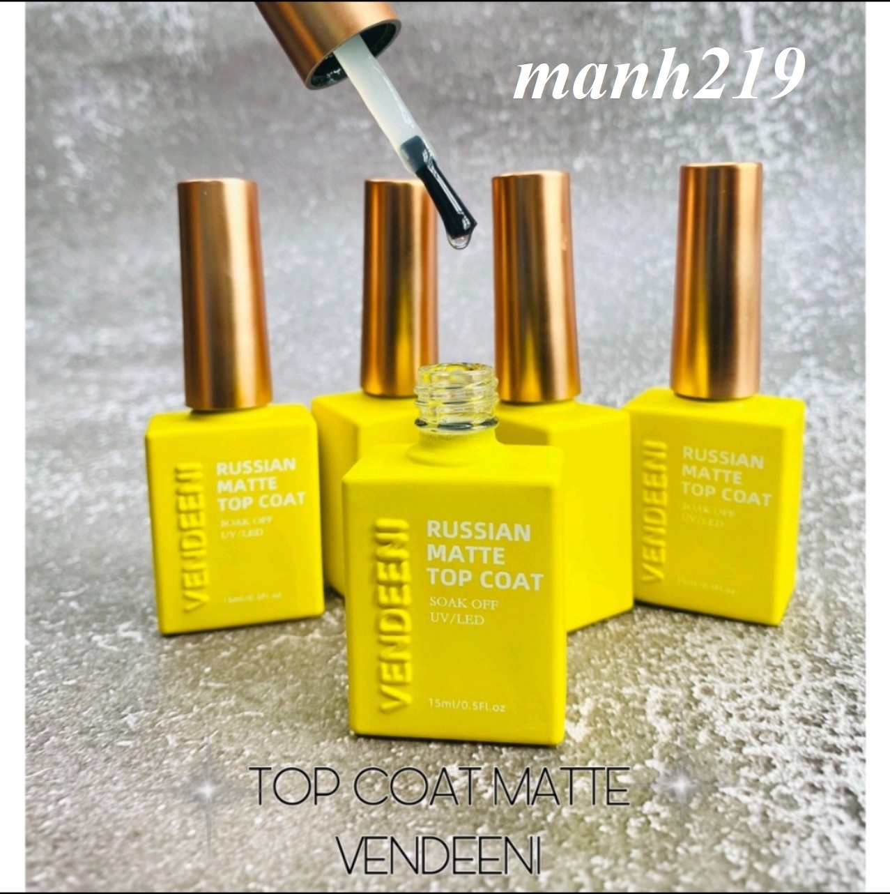 Top lì chống lem khi tráng gương Vendeeni không lem 15ml - sinailmi