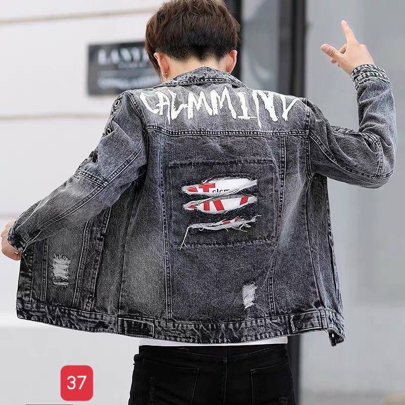 [HCM]Áo khoác jean nam form chuẩn chất áo khoác jean nam hàn quốc đẹp quên lối về Julyshop94 ns119