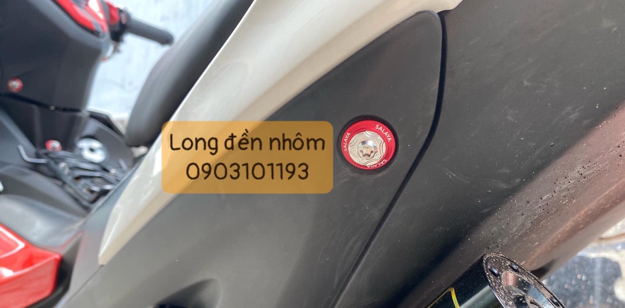 Long đền nhôm Salaya- CNC size 6ly và 8ly đủ màu..