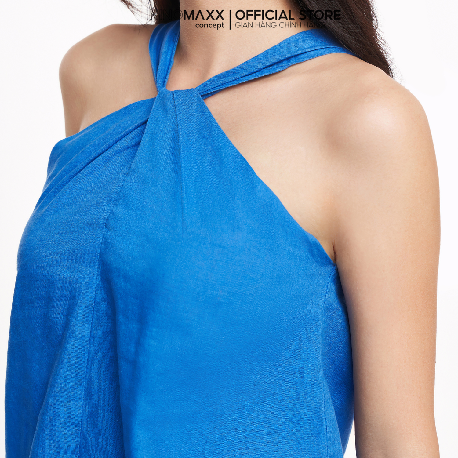 N&M Áo kiểu nữ linen kiểu dáng trẻ trung 2208075