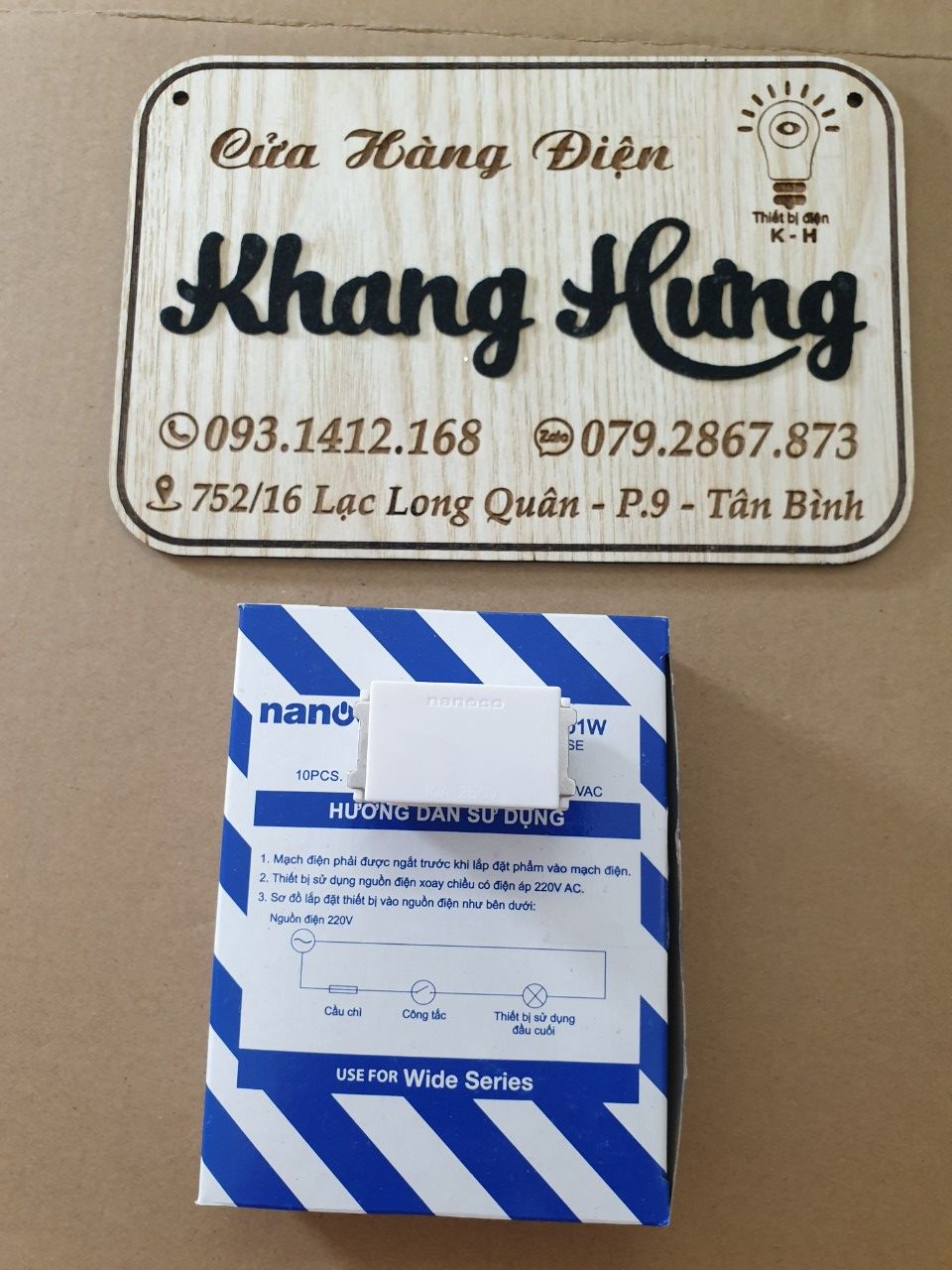 Hạt Cầu Chì 10A Nanoco Cho Dòng Panasonic Wide