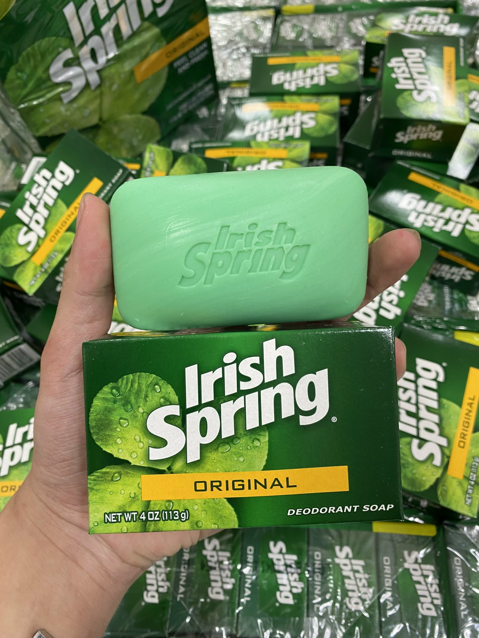 Set xà bông cục irish spring úc 127g