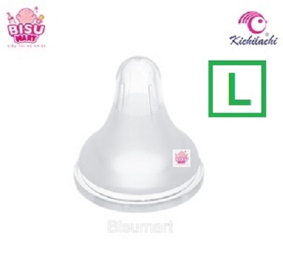 Núm vú cổ hẹp Kichi Puss cao cấp Hộp 2 cái