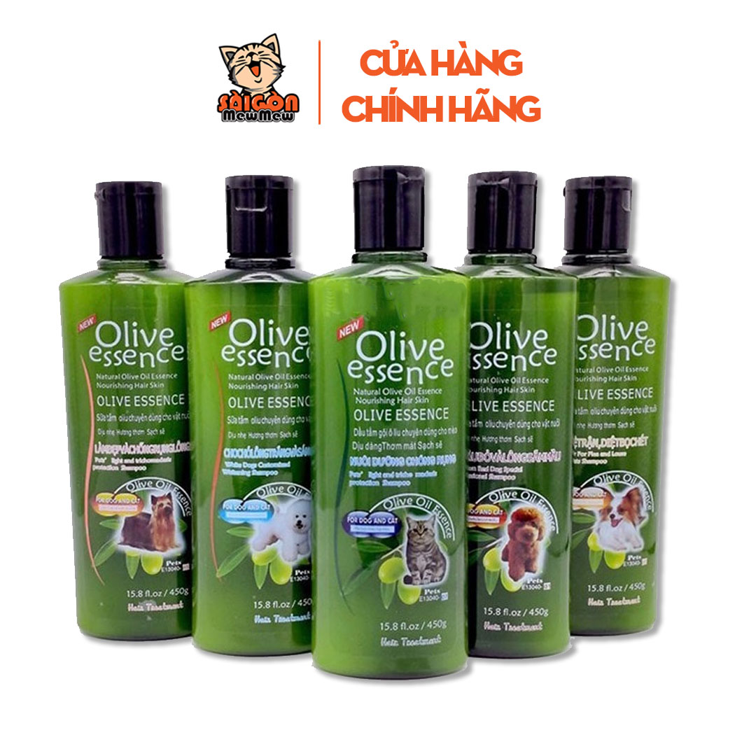 Sữa tắm Olive Essence cho chó mèo chai 450ml
