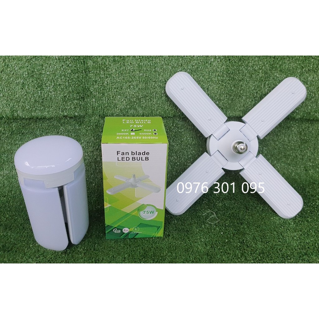 Đèn led cánh quạt 4 cánh 60w loại tốt