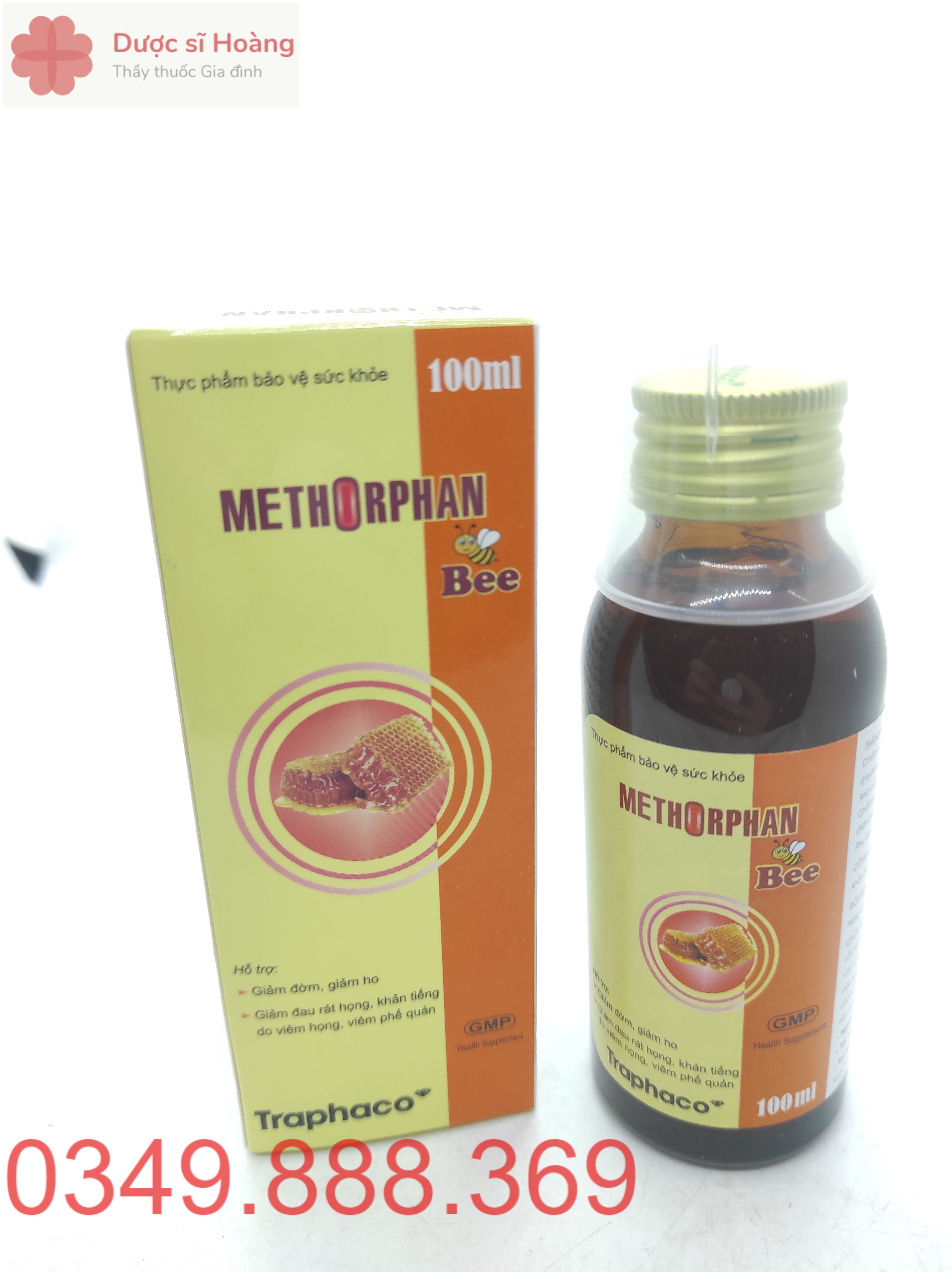 Siro ho methorphan bee - chai 100ml