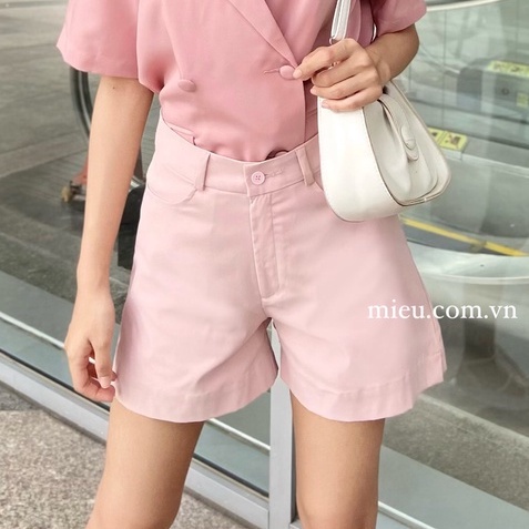 Quần short ngắn mùa hè nhiều màu sắc cá tính dễ phối đồ Nini Miều Est.2013