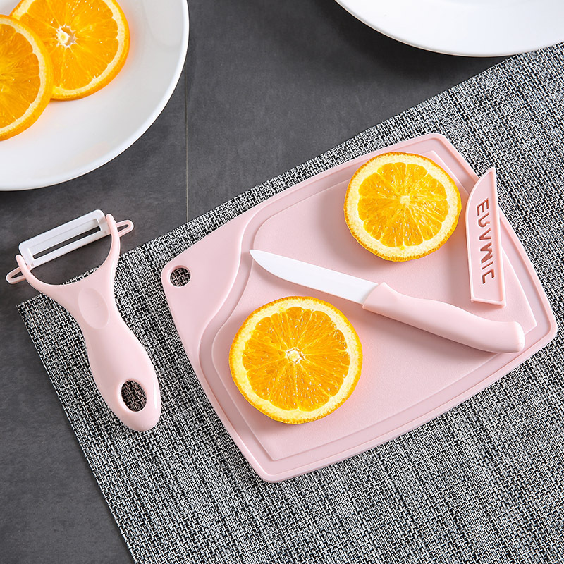 Bộ dao nạo thớt phủ ceramic cho bé tự lập