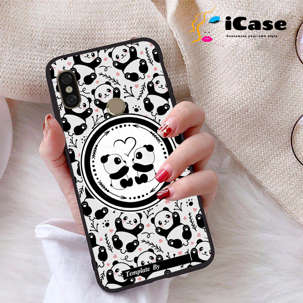 Ốp lưng Xiaomi Redmi Note 5 Pro viền dẻo TPU BST Panda