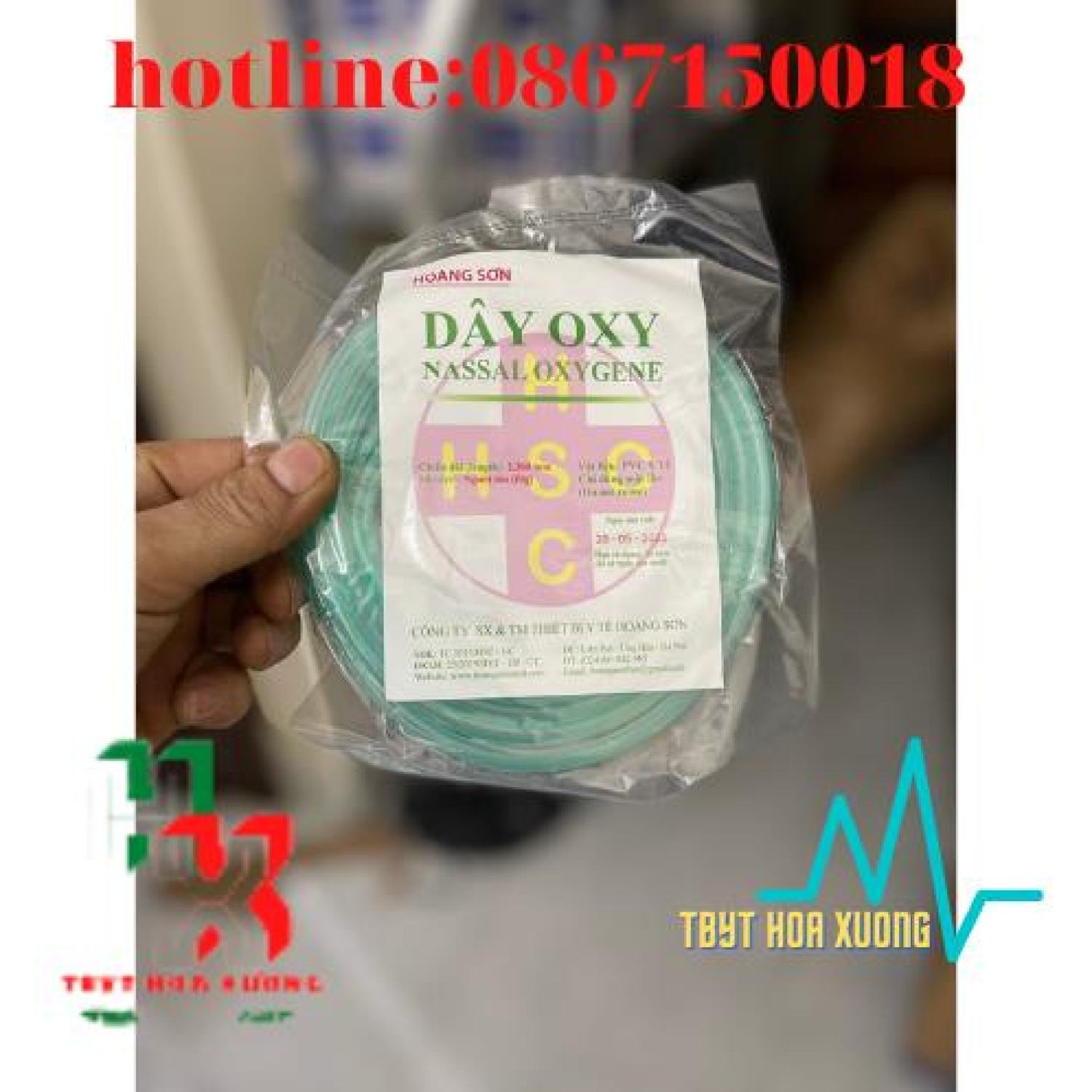 [ Com Bo 10 Sợi ] Dây Thở Oxy 2 Nhánh Hoàng Sơn Người Lớn Và Trẻ Em