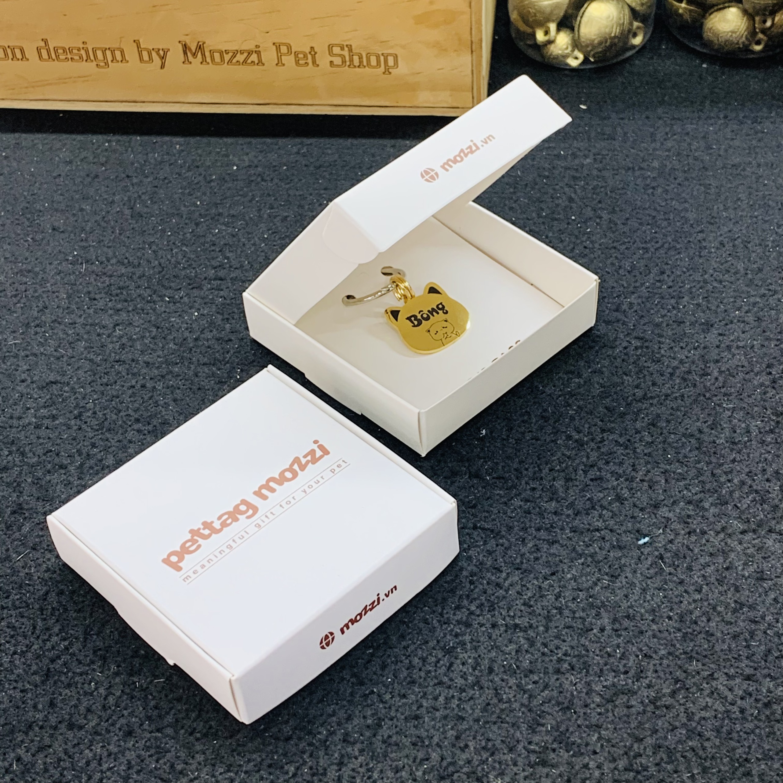 Hộp đựng thẻ tên thú cưng Pettag Mozzi