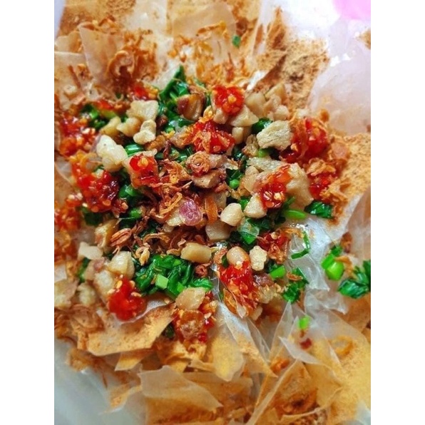 Bánh tráng tóp mỡ 15k