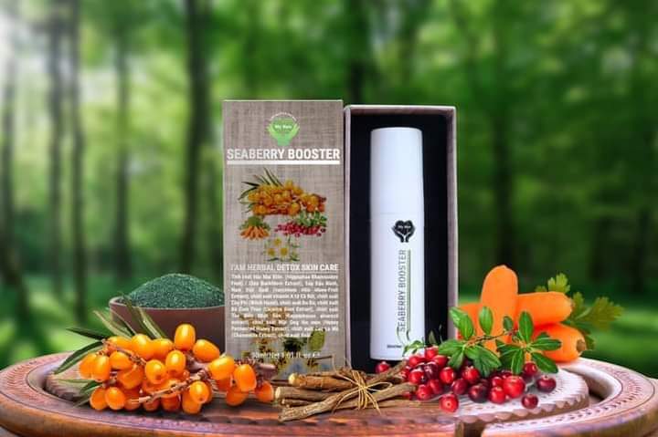 Seaberry booster mẹ ken-tuýp 30ml kem tái tạo da mẹ ken làm mờ nám tàn nhang giảm thâm đẩy lùi mụn ẩn giúp da trẻ hóa