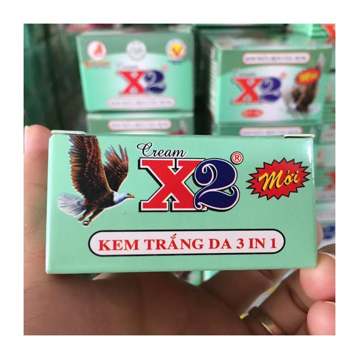 [HCM]X2 kem trắng da 3in1 5g 49.5K
