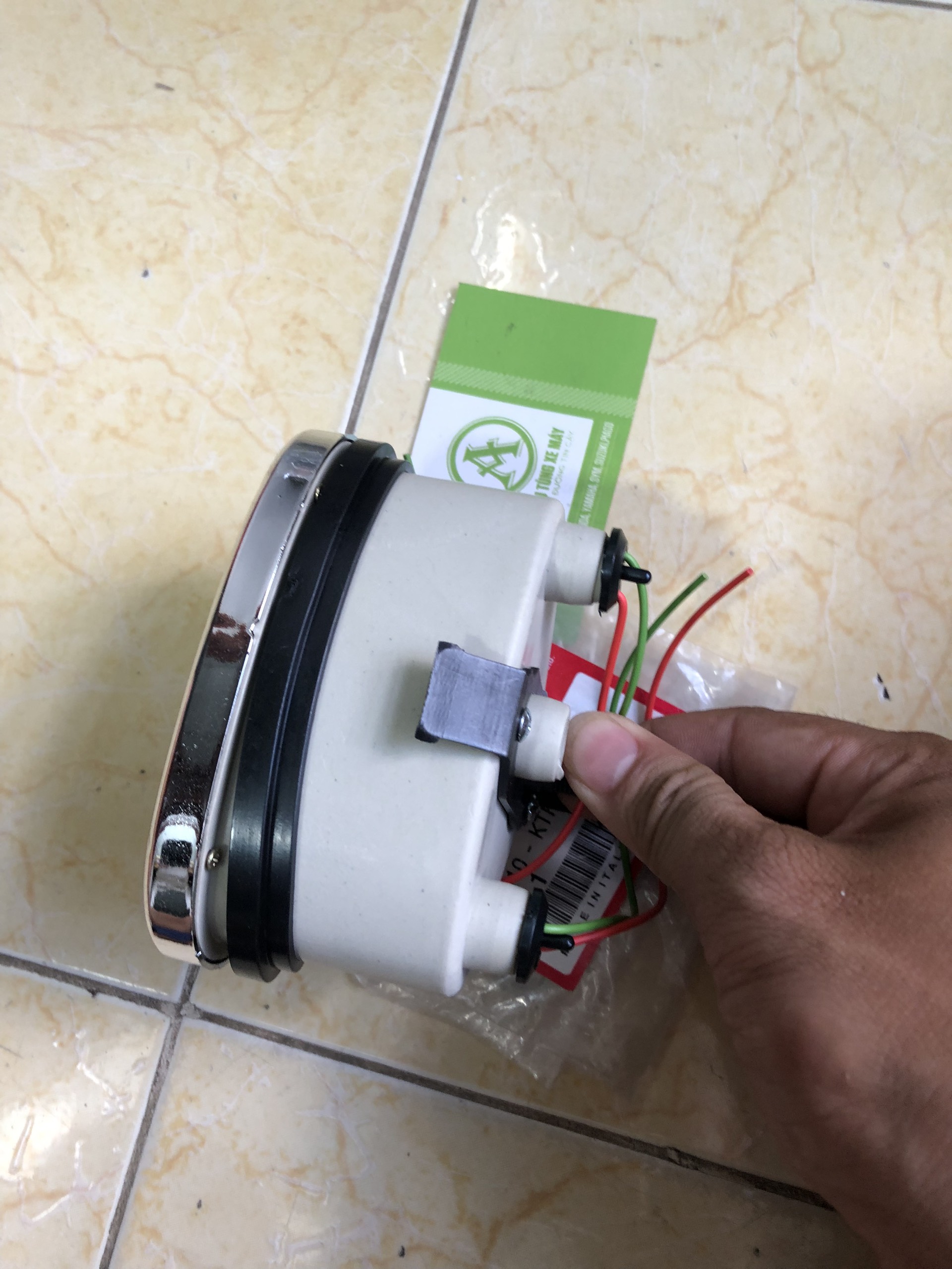 Đồng hồ xe máy 67 chạy được công tơ mét
