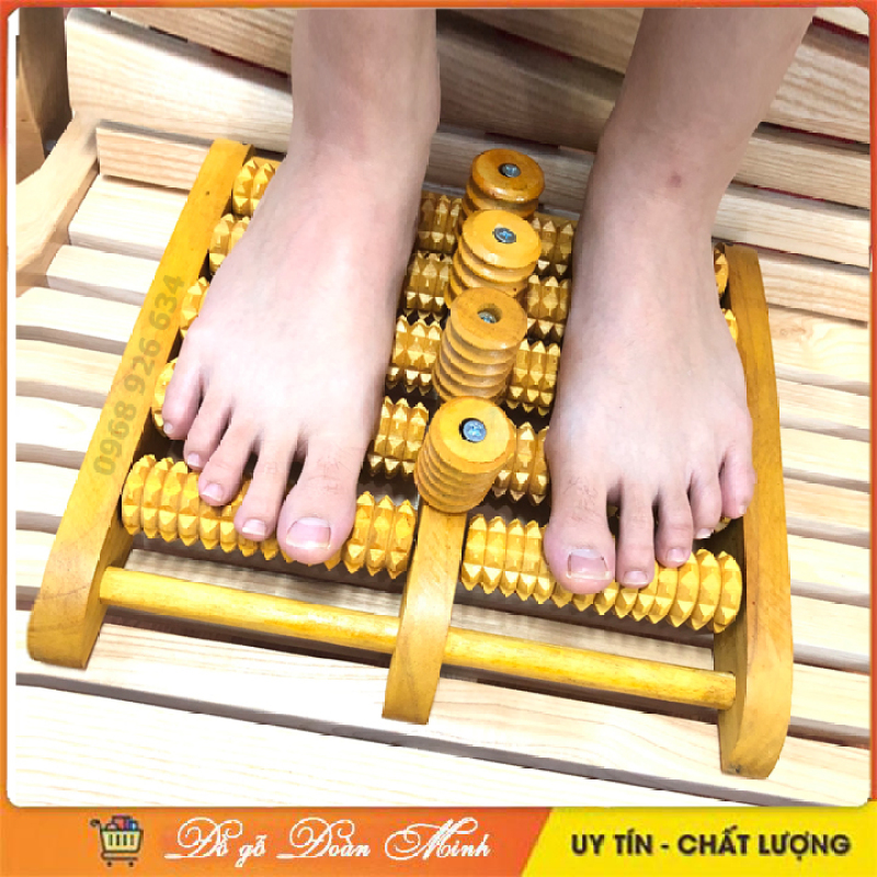 [KHUYẾN MẠI SỐC] Bàn lăn massage chân bằng gỗ (M1)- Thoải mái thư giãn, khắc phục chứng mất ngủ nhập khẩu